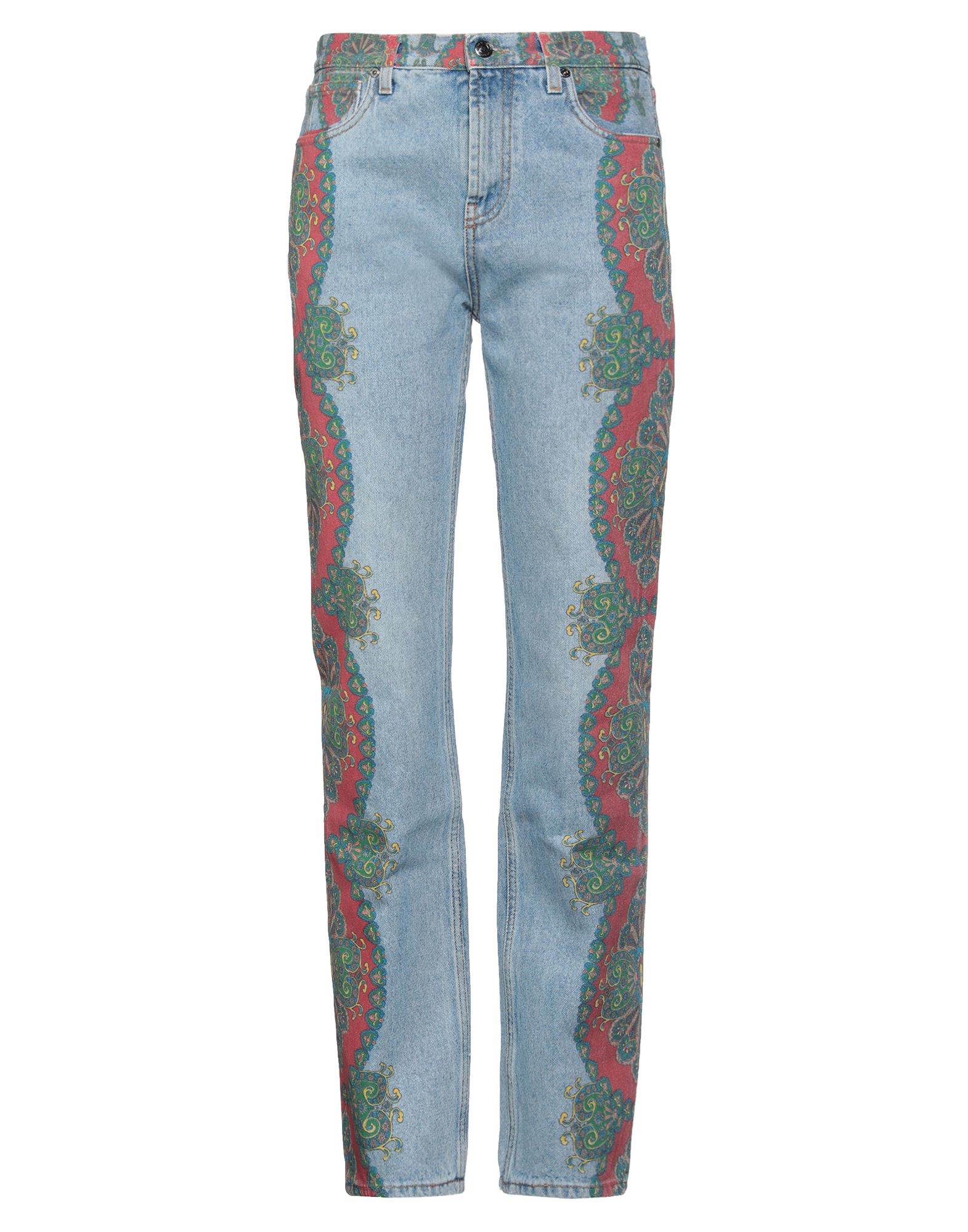 Shop Etro Woman Jeans Blue Size 30 Cotton