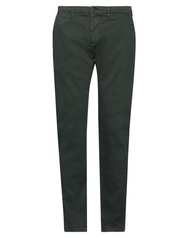 Liu •jo Man Man Pants Dark Green Size 42 Cotton, Elastane