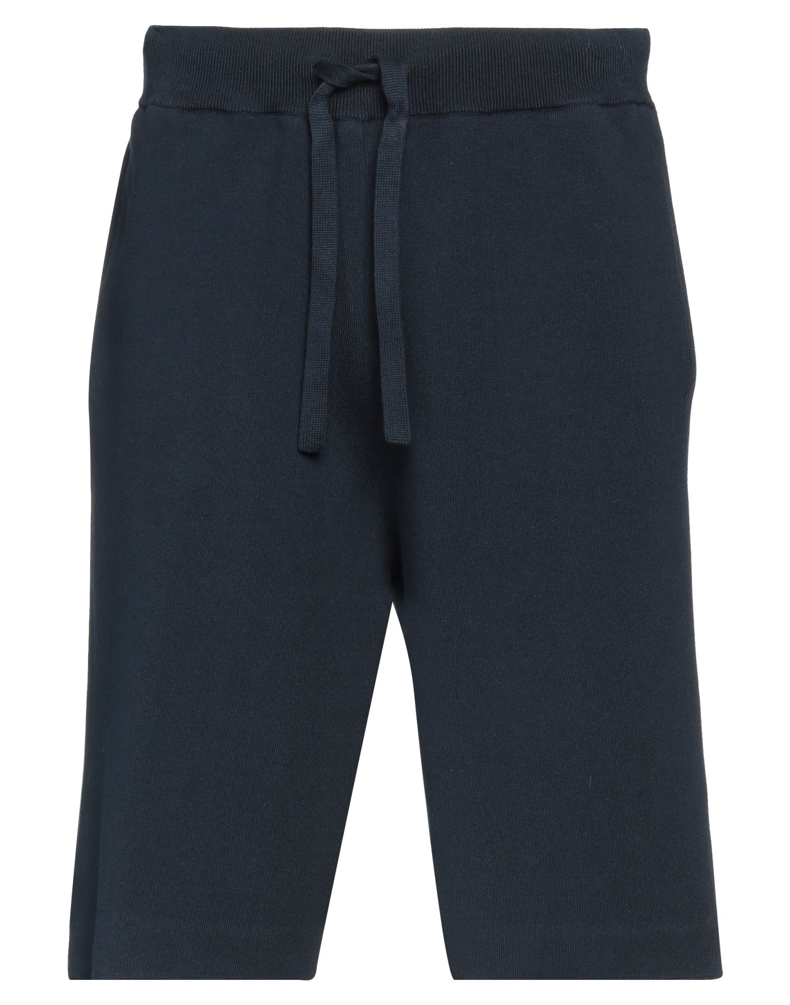 Shop Roberto Collina Man Shorts & Bermuda Shorts Navy Blue Size 36 Cotton, Nylon, Elastane