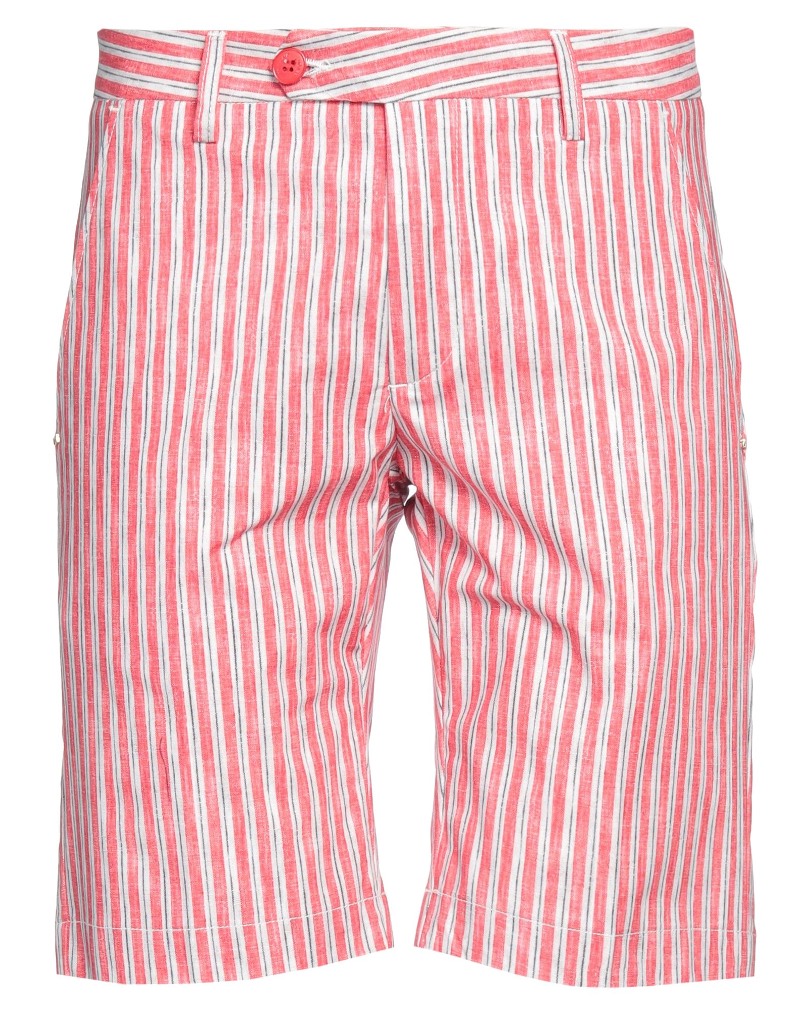 Entre Amis Man Shorts & Bermuda Shorts Tomato Red Size 31 Cotton, Elastane