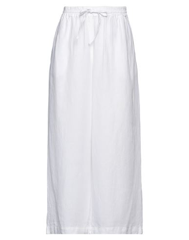 120% Woman Pants White Size 6 Linen