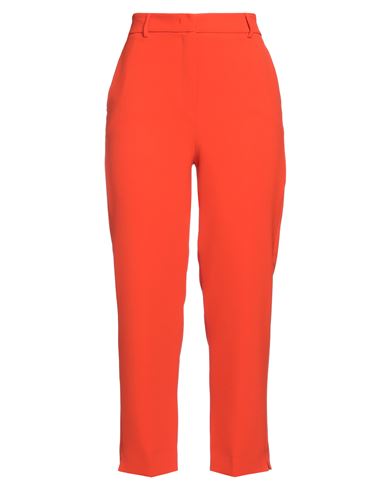 Hanita Woman Pants Orange Size 2 Polyester, Elastane