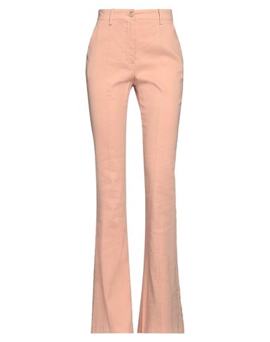 Pinko Woman Pants Light Pink Size 2 Linen, Viscose, Elastane