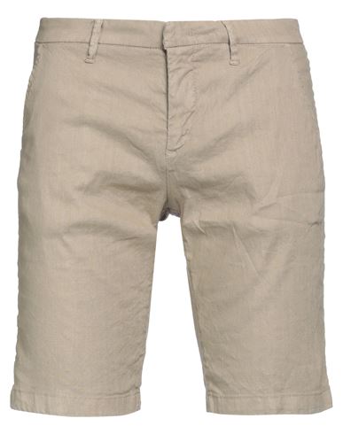 Coroglio By Entre Amis Man Shorts & Bermuda Shorts Khaki Size 40 Linen, Cotton, Elastane In Beige