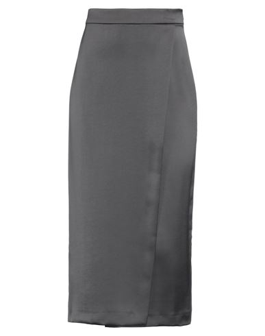 Caractere Caractère Woman Midi Skirt Black Size 6 Polyester