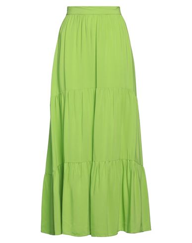 Caractere Caractère Woman Maxi Skirt Acid Green Size 6 Viscose