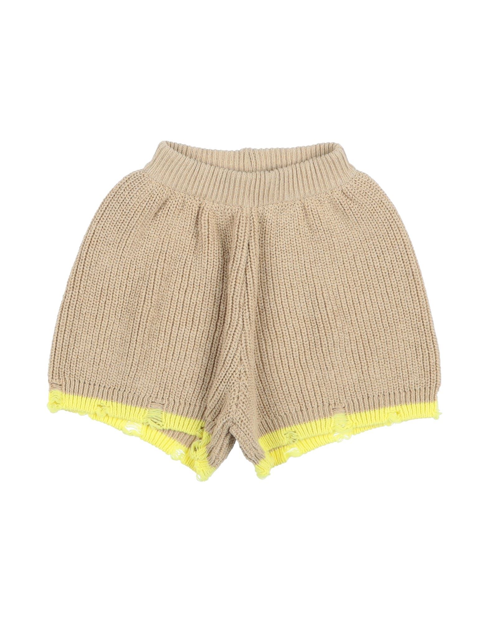 Vicolo Kids'  Toddler Girl Shorts & Bermuda Shorts Beige Size 6 Cotton, Acrylic