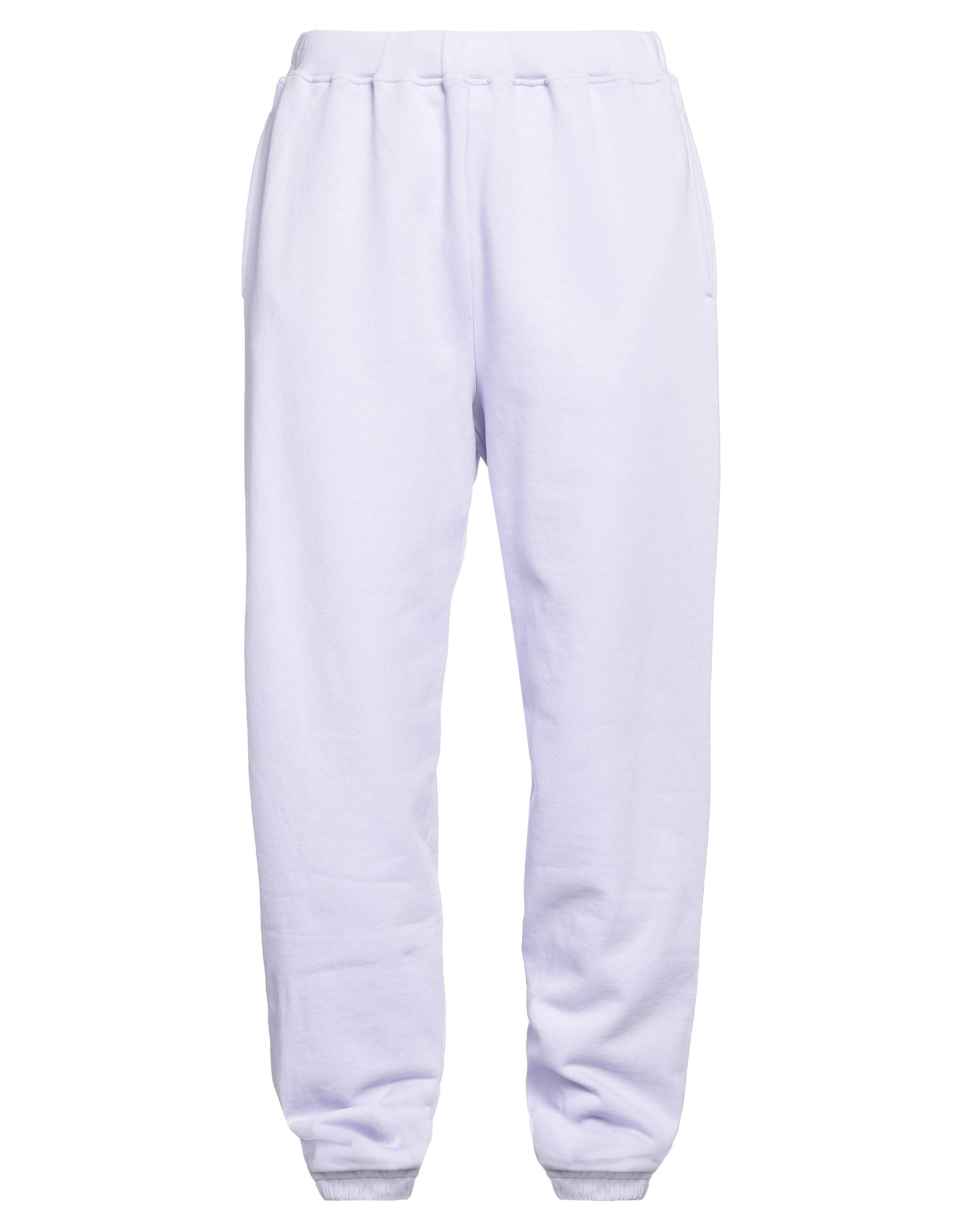 Shop Aries Man Pants Lilac Size S Cotton In Purple