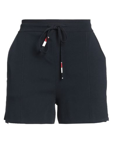 Shop Thom Browne Woman Shorts & Bermuda Shorts Midnight Blue Size 4 Viscose, Polyester