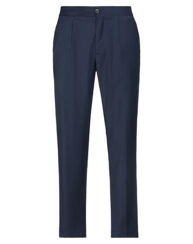 Devore Incipit Man Pants Midnight Blue Size 36 Wool, Polyester, Elastane
