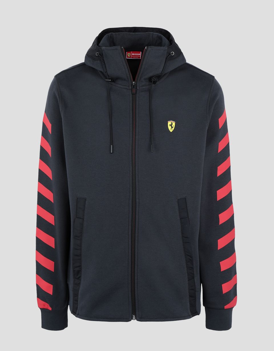 Ferrari Men’s double knit sweatshirt with hood Man | Scuderia Ferrari ...