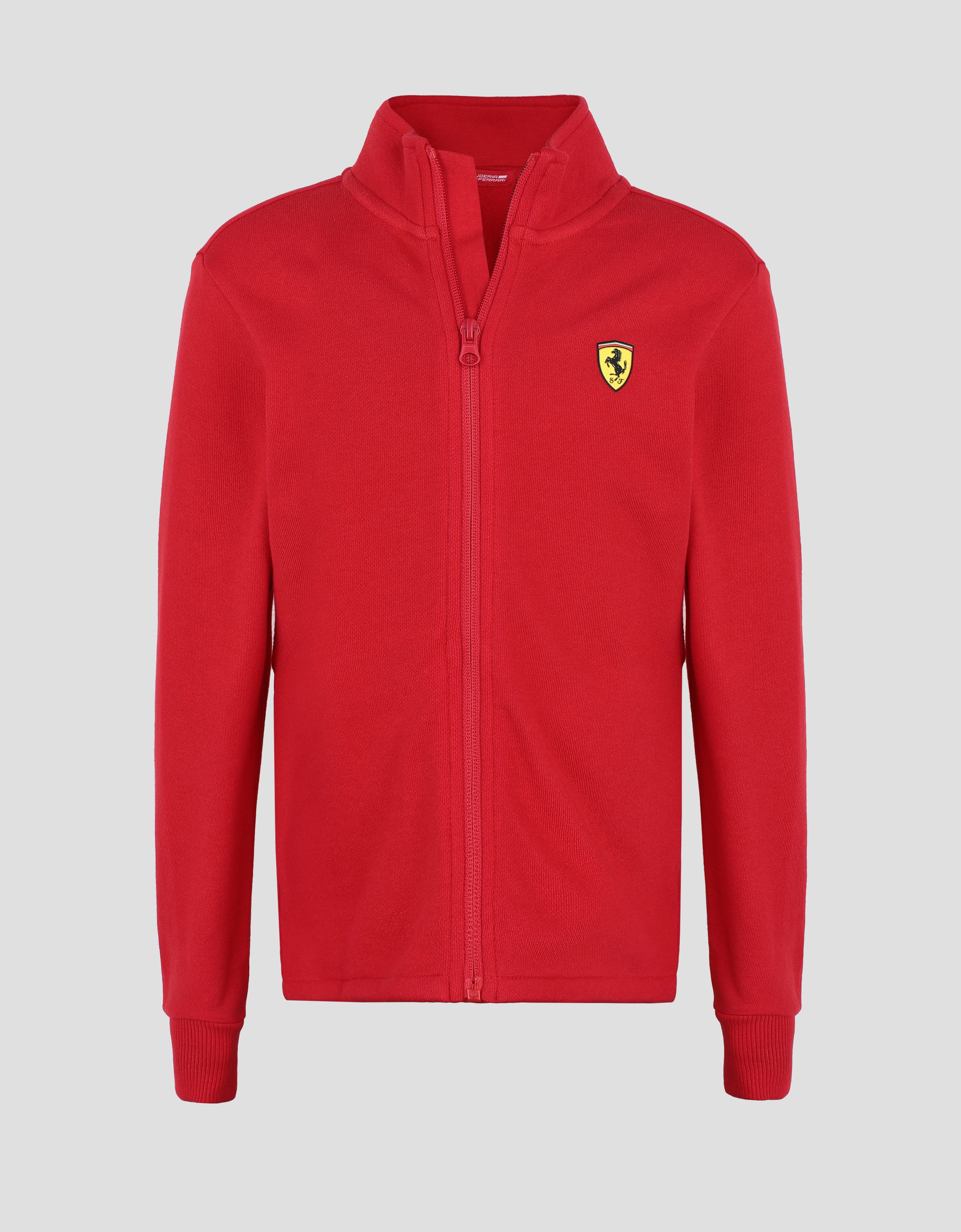 Ferrari Girls' cotton full zipper sweatshirt Woman | Scuderia Ferrari ...