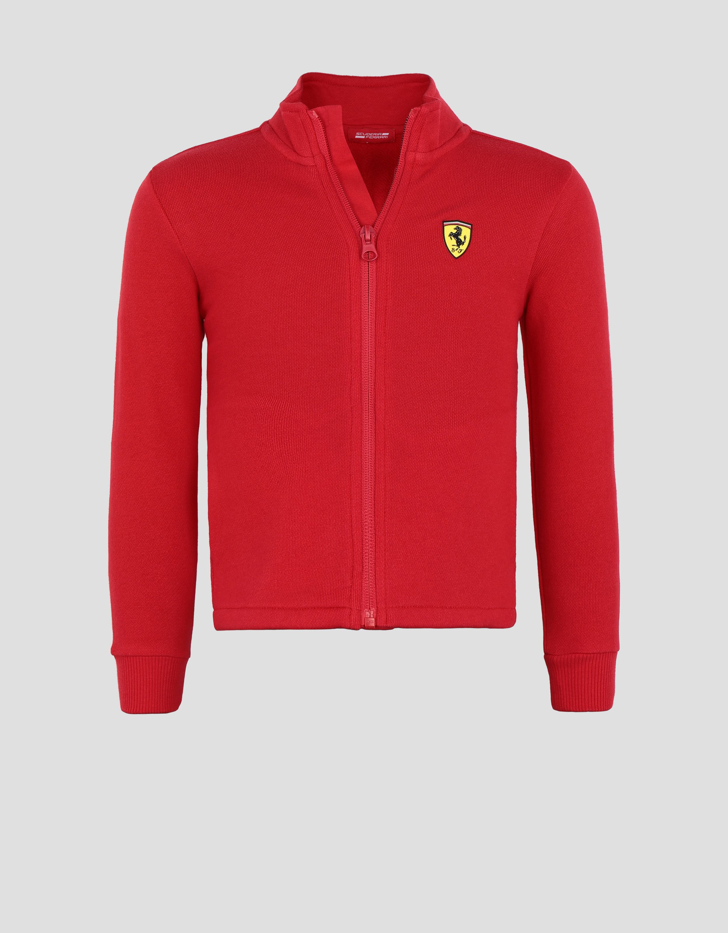 Ferrari Girls’ full zip cotton jumper Woman | Scuderia Ferrari Official ...