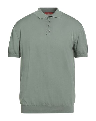 Daniele Fiesoli Man Sweater Military Green Size L Cotton