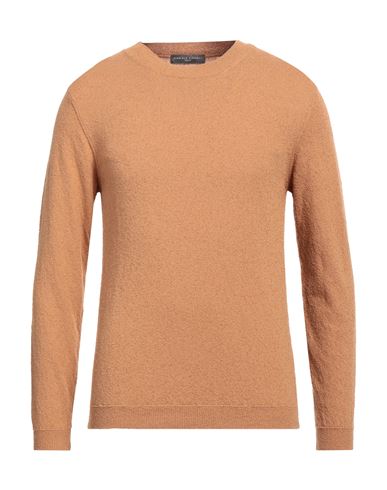 Daniele Fiesoli Man Sweater Ocher Size Xxl Flax, Cotton In Yellow