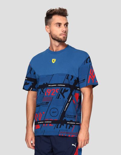 Puma 男士 T 恤点缀 法拉利车队 印纹