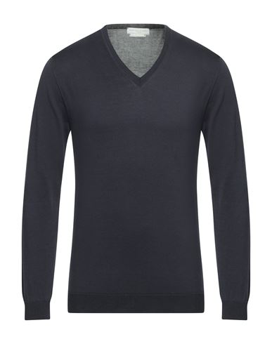 Daniele Fiesoli Man Sweater Navy Blue Size M Giza 45 Cotton