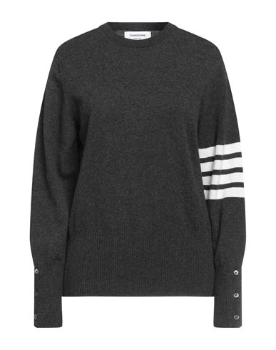 Thom Browne Woman Sweater Steel Grey Size 4 Cashmere