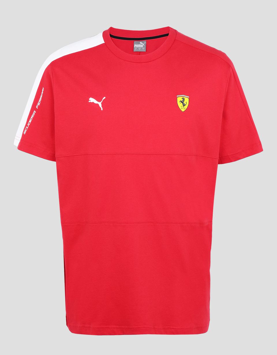 Ferrari Puma Scuderia Ferrari T7 men's t-shirt Man | Scuderia Ferrari ...