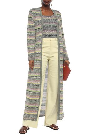 Missoni Metallic Jacquard-knit Cardigan In Multicolor