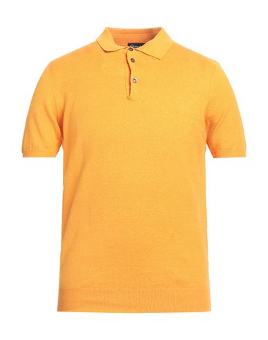 Drumohr Man Sweater Mandarin Size 38 Flax, Polyester