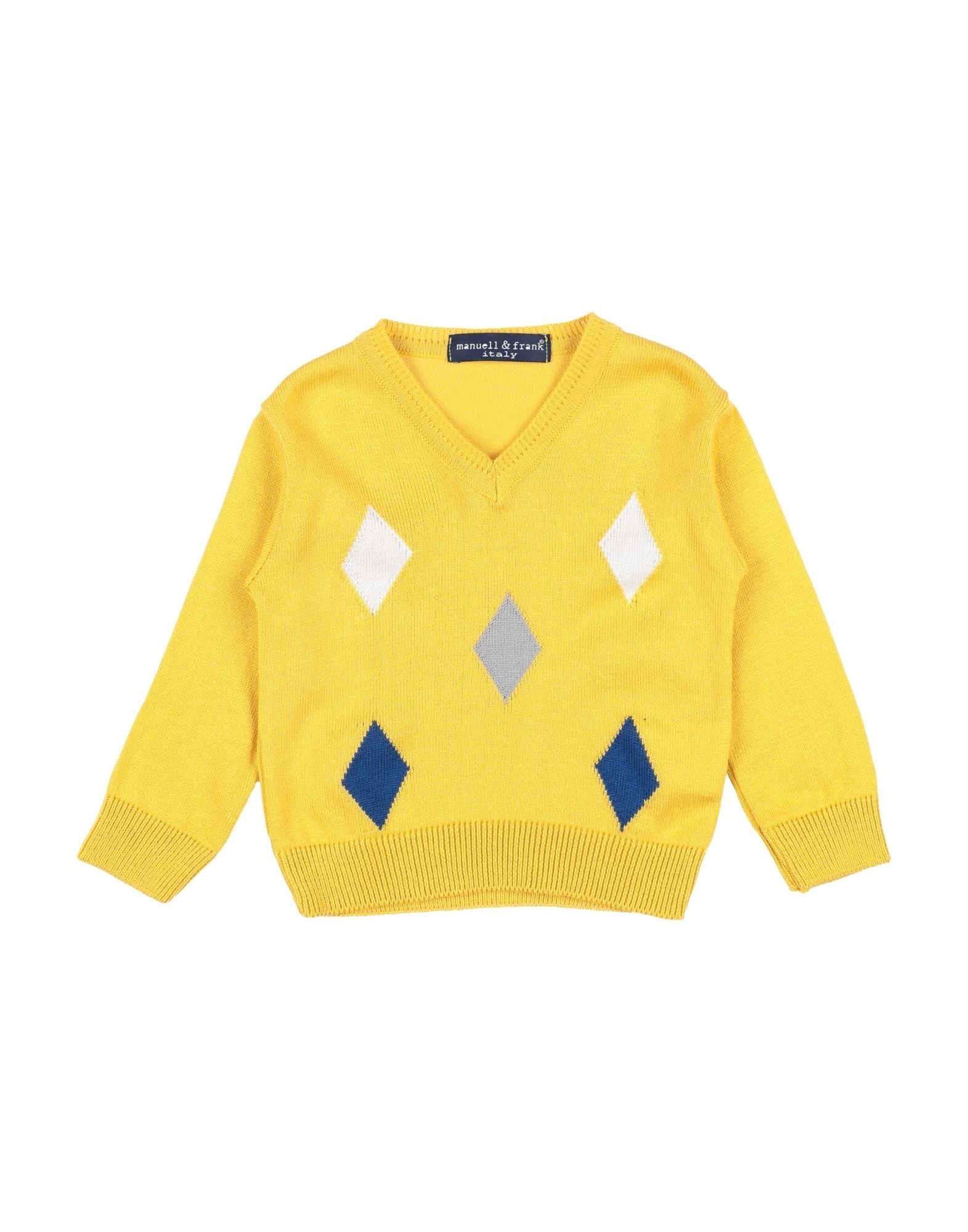 Manuell & Frank Kids' Sweaters In Yellow
