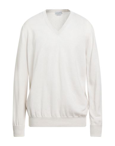 Ballantyne Man Sweater Off White Size 48 Cashmere