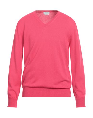 Ballantyne Man Sweater Fuchsia Size 44 Cashmere