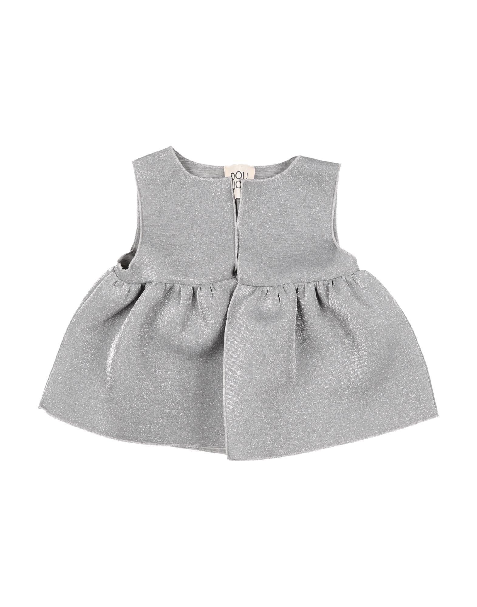 Douuod Wrap Cardigans In Silver