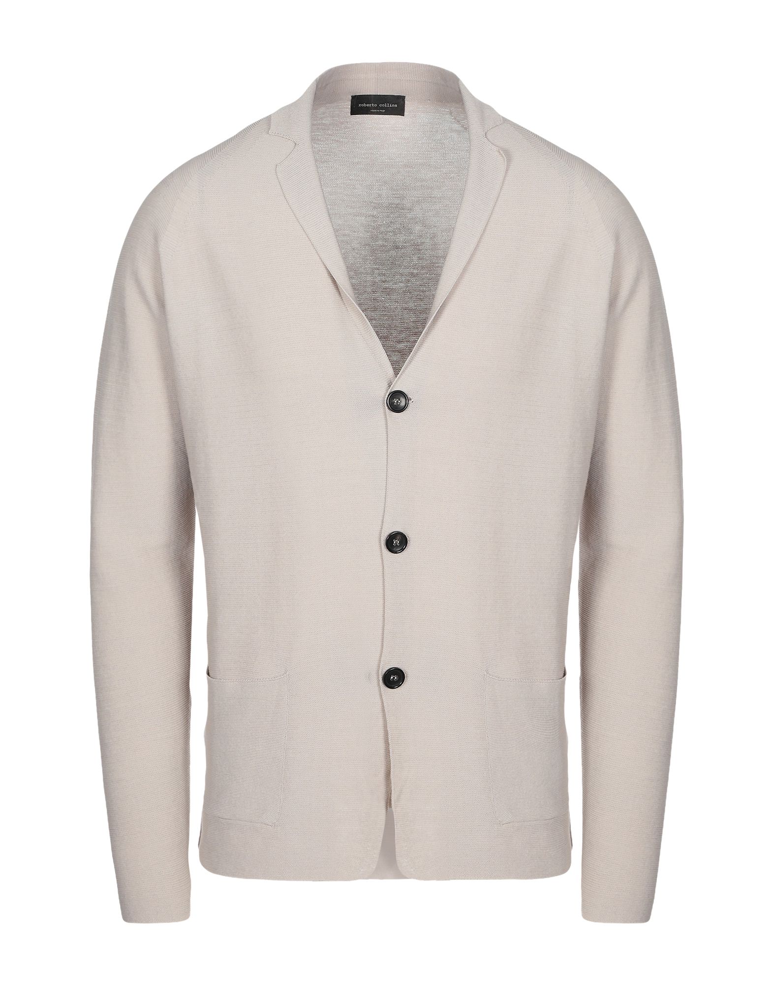 ＜YOOX＞ ★32%OFF！ROBERTO COLLINA メンズ カーディガン ベージュ 46 コットン 100%