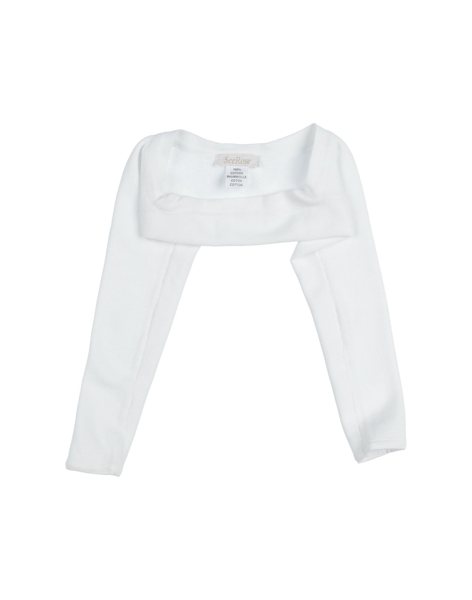 See Rose Kids' Wrap Cardigans In White