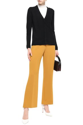Diane Von Furstenberg Wool And Cashmere-blend Cardigan In Black