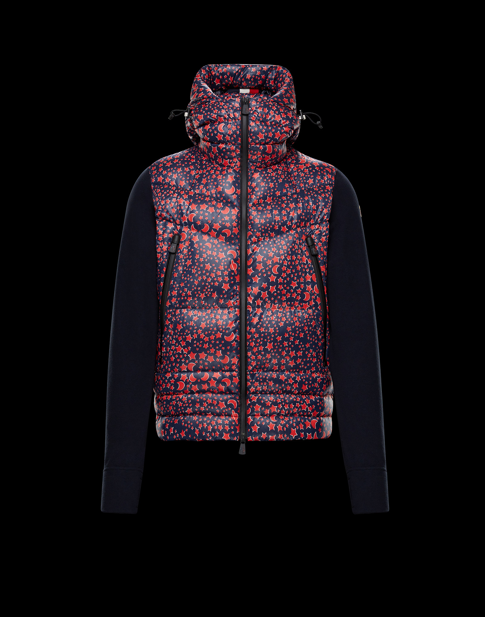 moncler womens gilet with fur hood