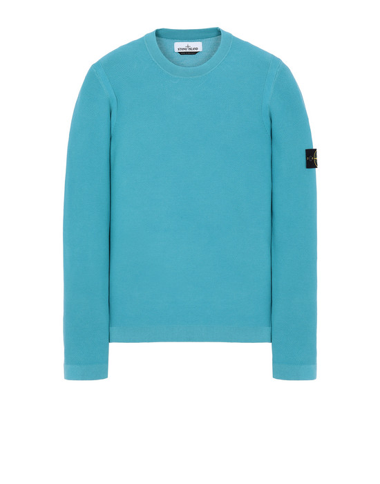 Sweater Man 560D9 PIGMENT DYE TREATMENT Front STONE ISLAND