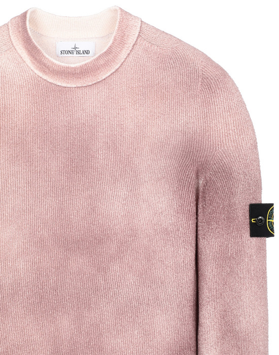 Pink stone island outlet sweater