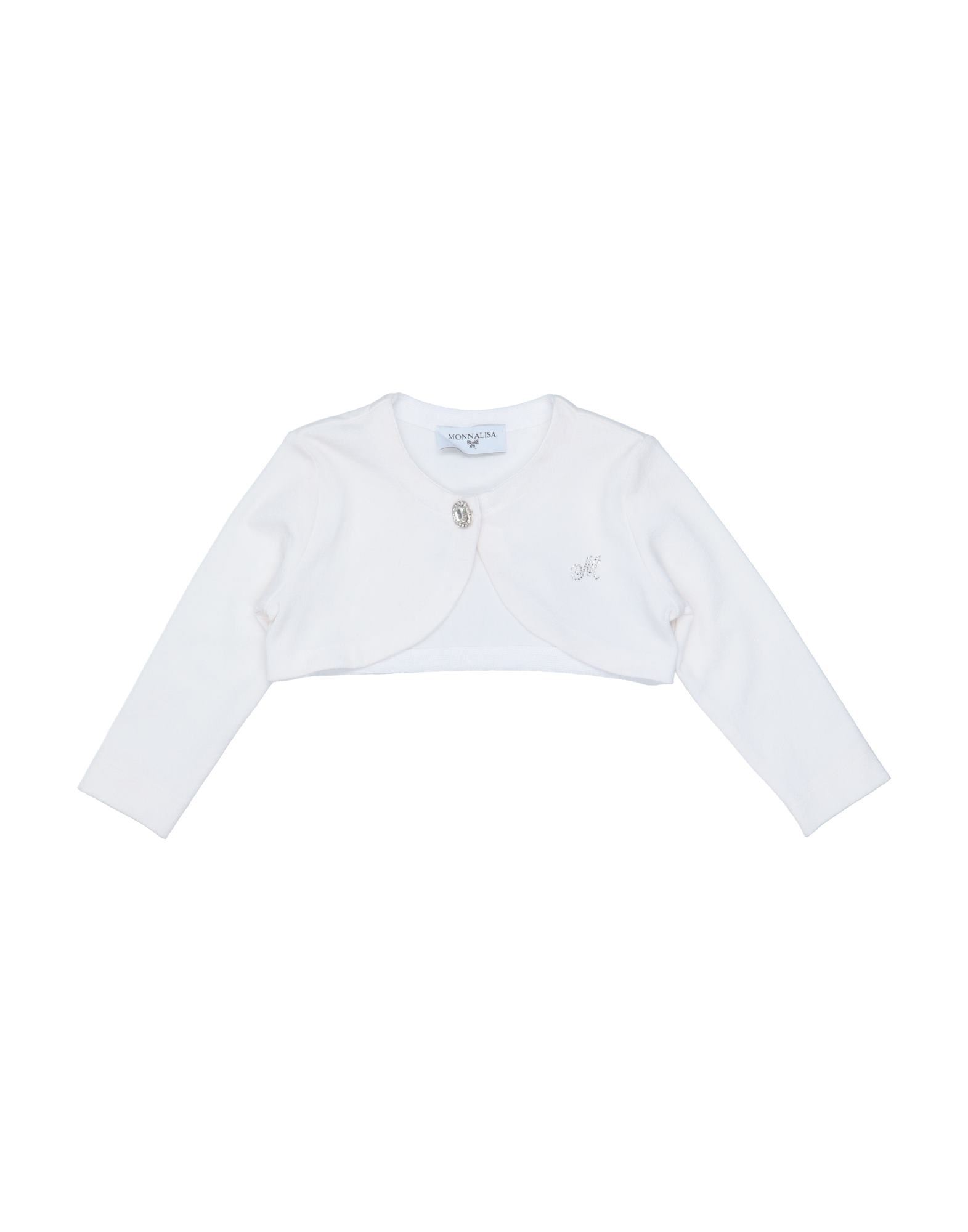Monnalisa Wrap Cardigans In White