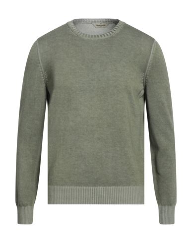Gran Sasso Man Sweater Military Green Size 40 Cotton