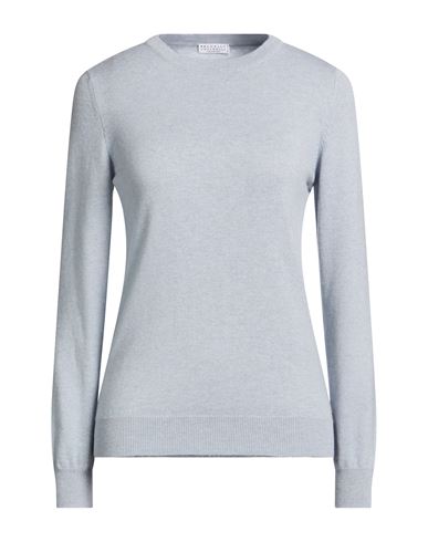 Brunello Cucinelli Woman Sweater Sky Blue Size Xxl Cashmere