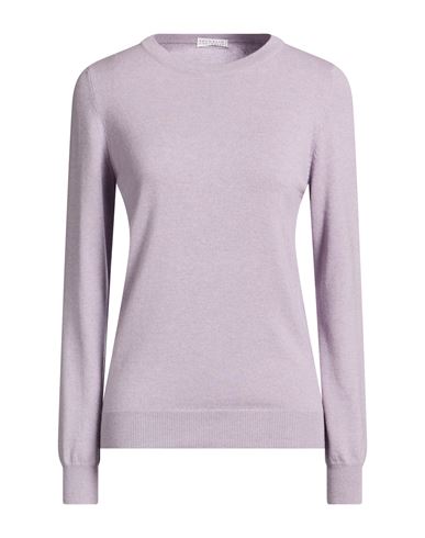 Brunello Cucinelli Woman Sweater Lilac Size Xxl Cashmere In Purple
