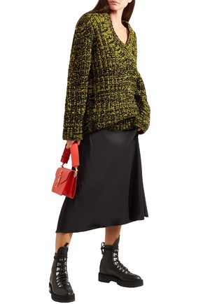 MARC JACOBS OVERSIZED MARLED KNITTED SWEATER,3074457345621812788