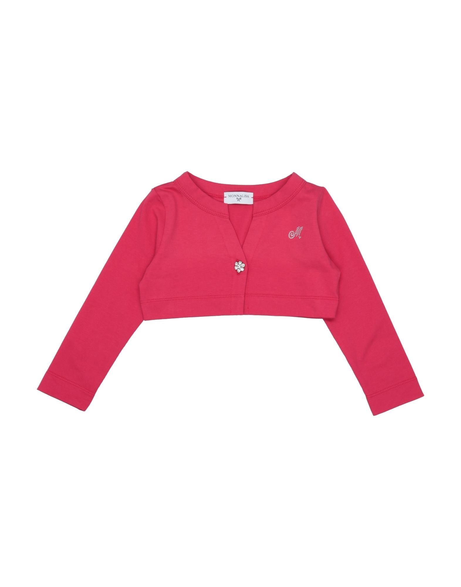 Monnalisa Wrap Cardigans In Red