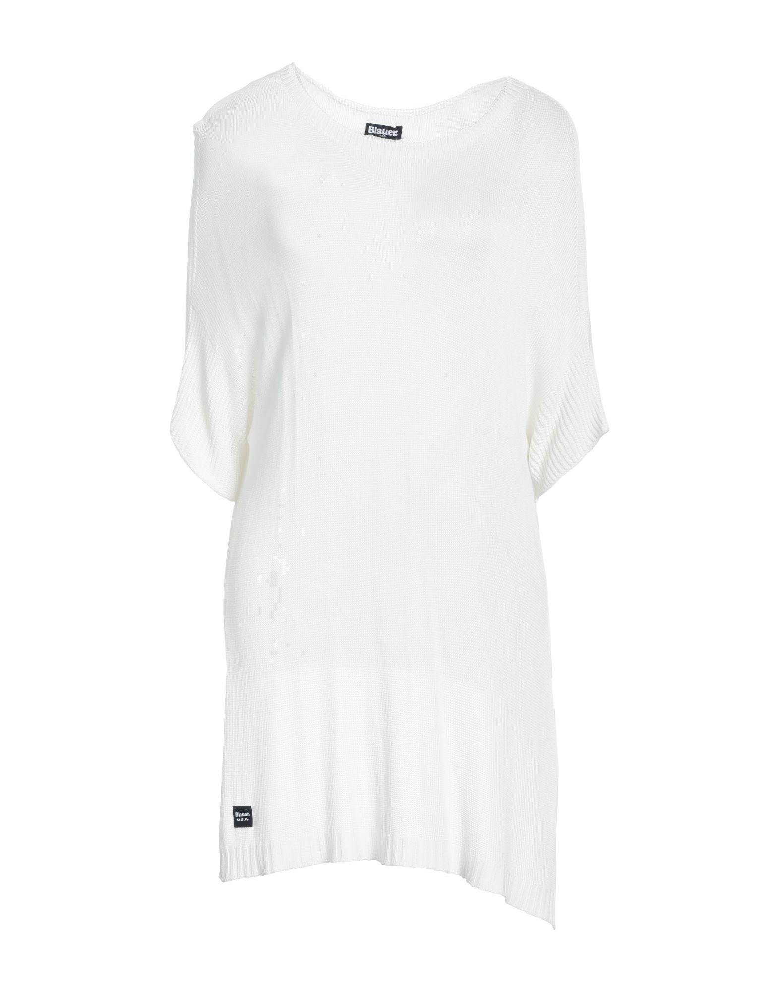 Blauer Sweater In White