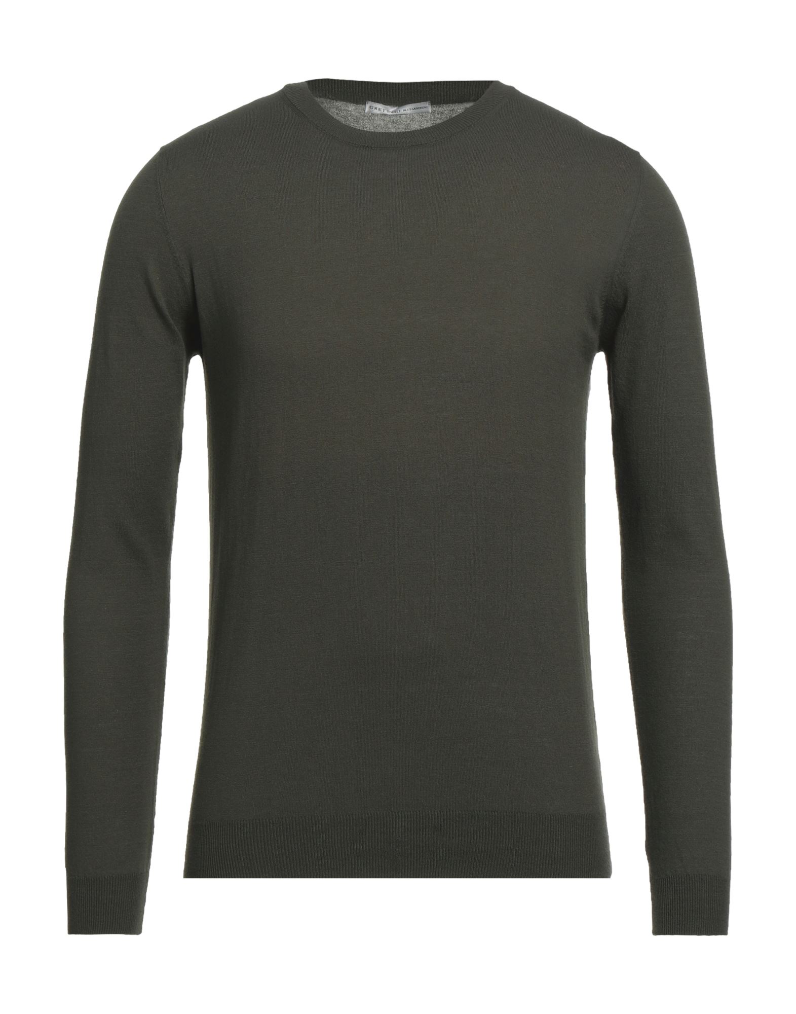 Grey Daniele Alessandrini Sweaters In Military Green