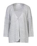 KATIA SERAFINI Damen Strickjacke Farbe Grau Gr��e 7