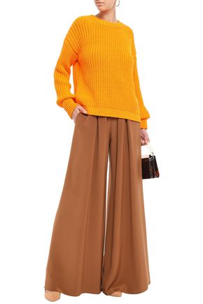 Shop Tory Burch Ribbed Cotton Sweater In Bright Orange