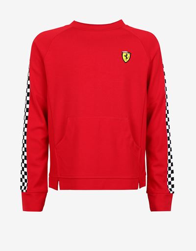 Felpa crop top bambina in Punto Milano