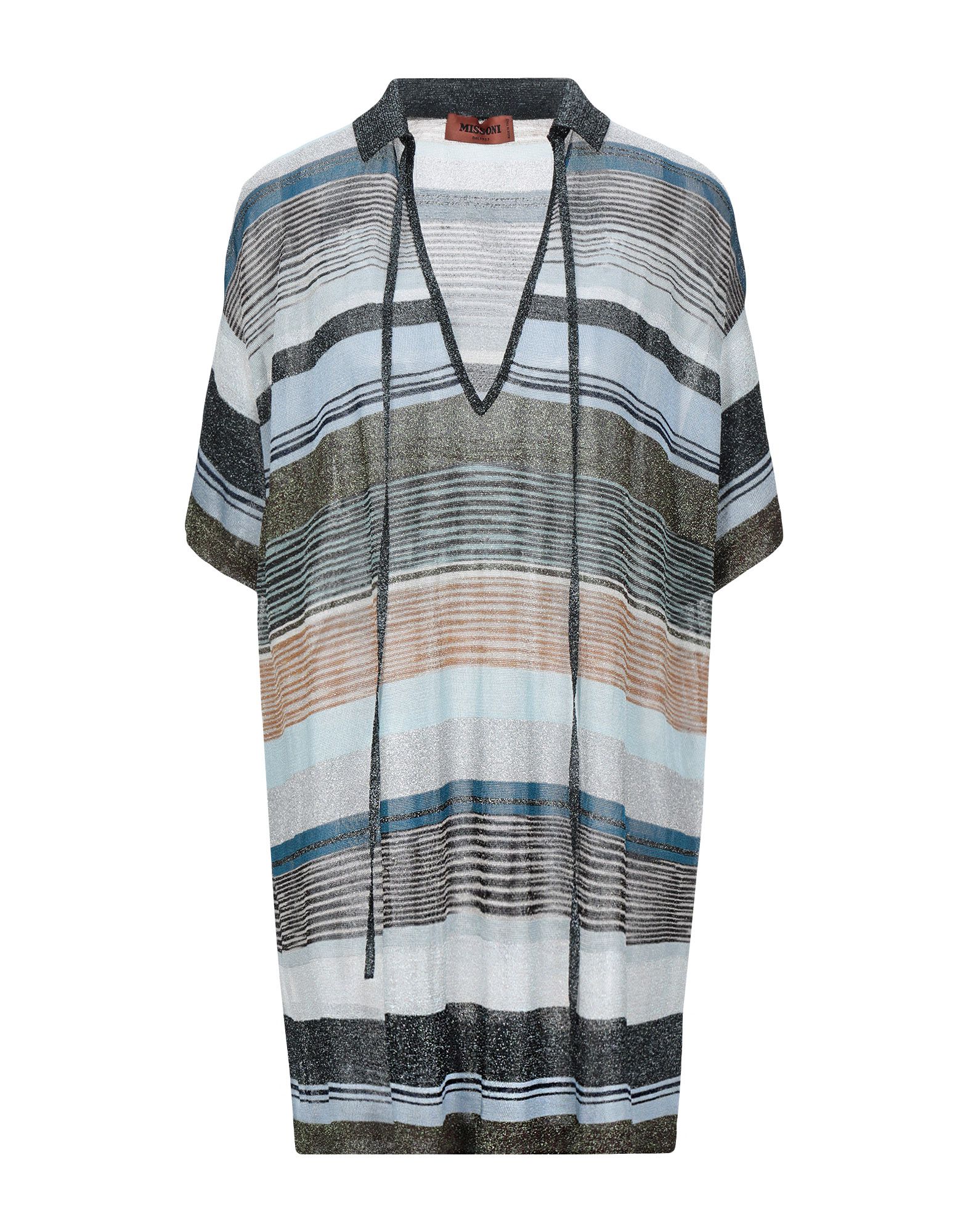 《セール開催中》MISSONI レディース プルオーバー ブラック 38 レーヨン 43% / キュプラ 37% / ナイロン 10% / ポリエステル 10%