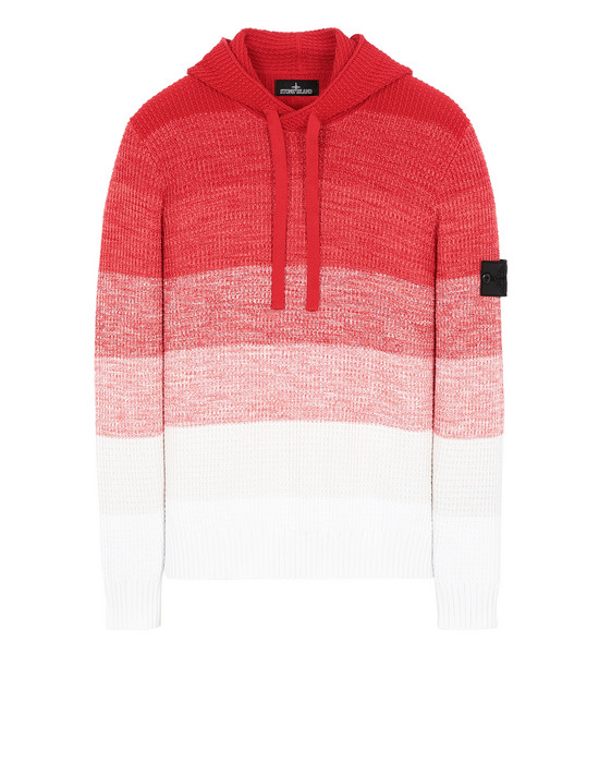 stone island red sweater