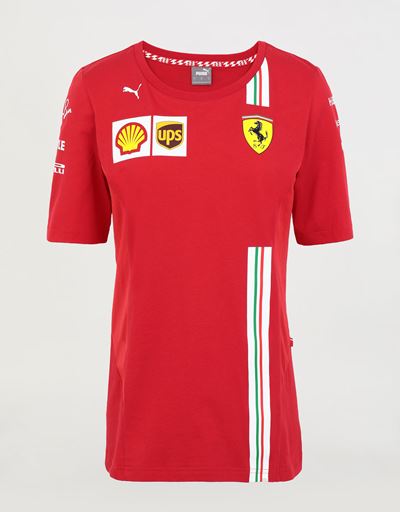 T-shirt team Scuderia Ferrari Replica 2020 donna