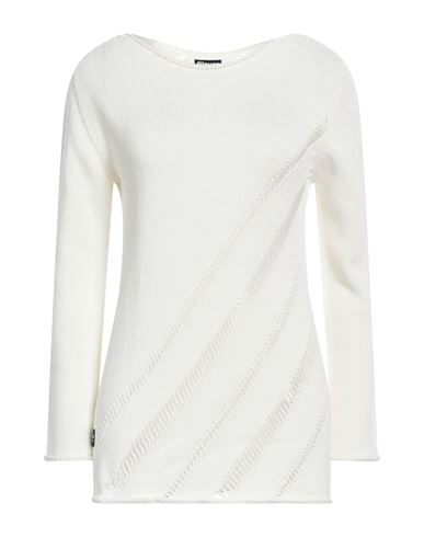 Blauer Woman Sweater White Size Xs Cotton